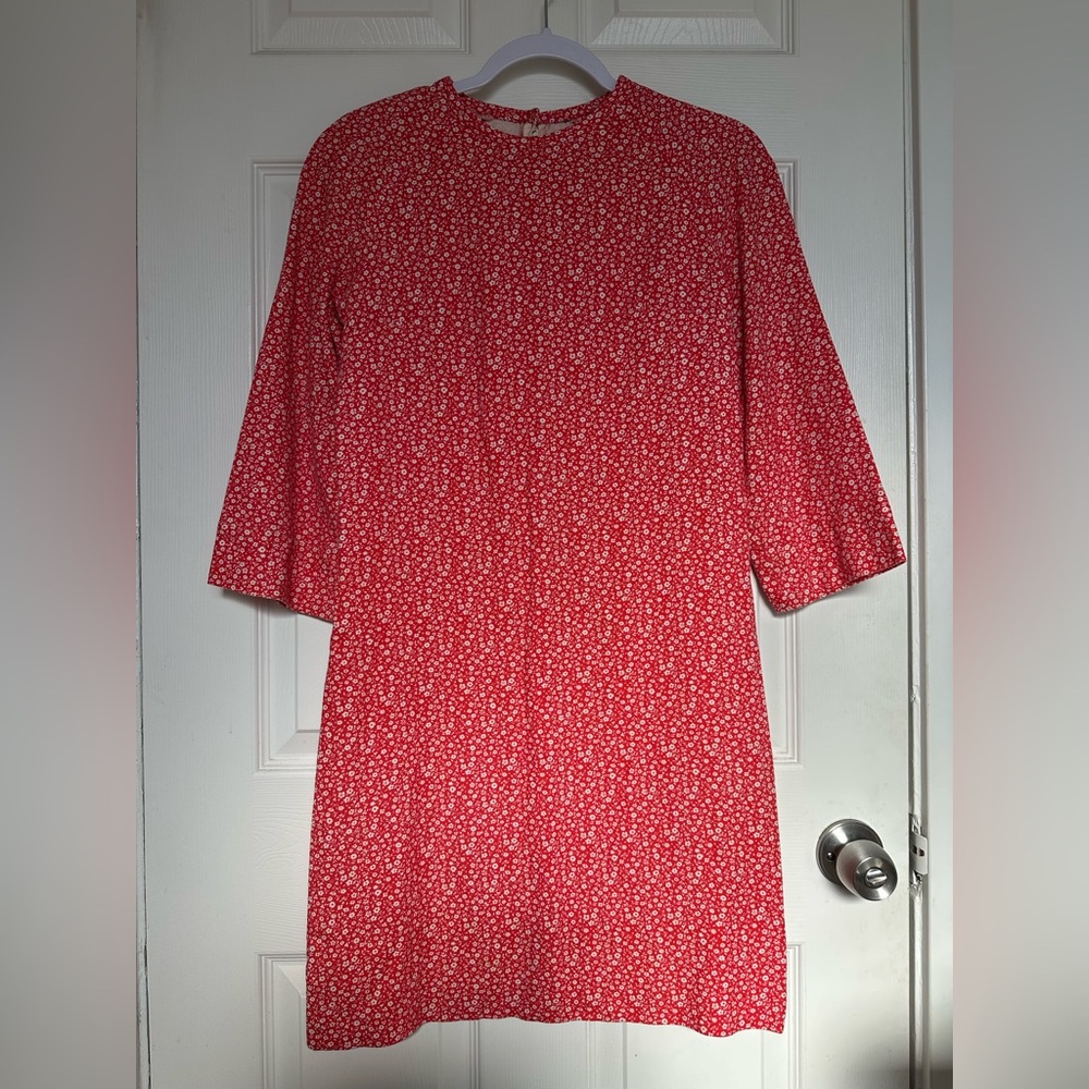 1960s vintage floral mini dress